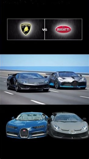 lamborghini vs bugatti #lamborghini #bugatti