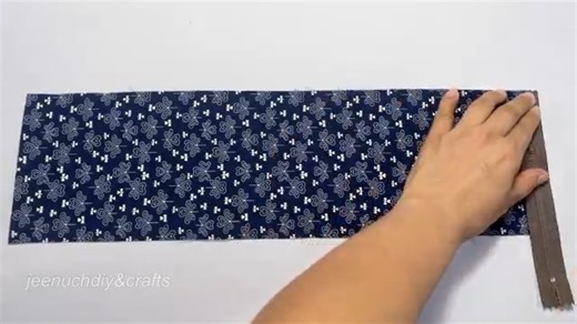 How to make a beautiful pouch bag at home | Jeenuchdiy&craft
