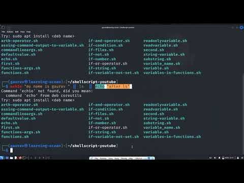 Shell Script tutorials - 32 - OR operator in Shellscript - || in Shellscript - and how to use it