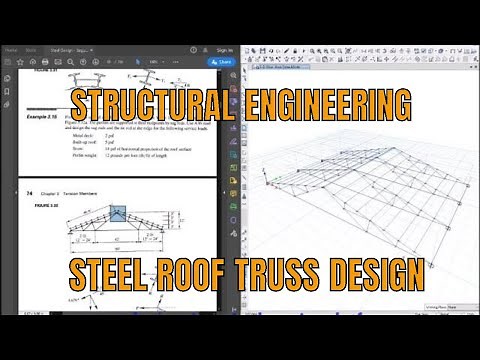 Steel Roof Truss Design using Etabs tutorial