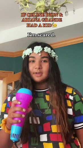 Did it again LOLOL :) IB @peterrosalita ❤️#opera #allbymyself #belt #arianagrande #voiceimpressions #celinedion #agt @Celine Dion