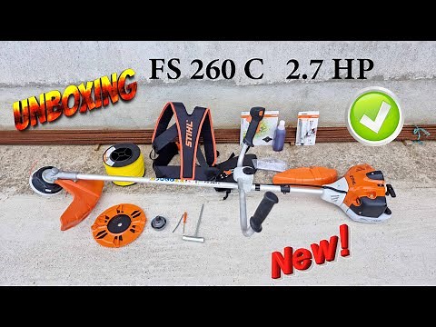 Stihl FS 260 C Brushcutter Unboxing & Test