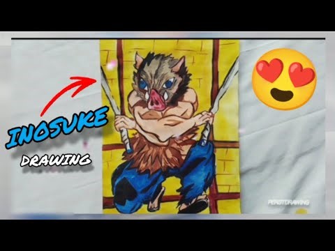 inosuke Drawing whit ACRYliC Paint. ||#long