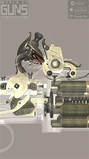 Collier Flintlock Revolver Shot Breakdown #gunmechanics #slowmotion #firearmeducation
