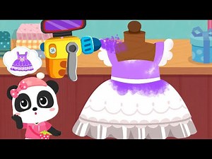 Little Panda's Town Adventures: Discover the World of Costume Design - Babybus Gameplay