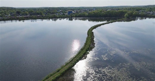 Visitors get the opportunity to walk on water with special trail at Framingham park
