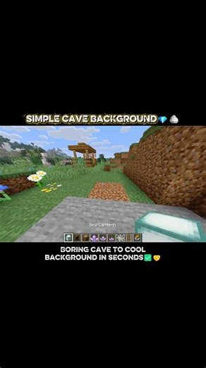 COOL Cave Design in SECONDS!⛏️🤯 #minecraft #yosho #liriklagu #minecrafttutorial