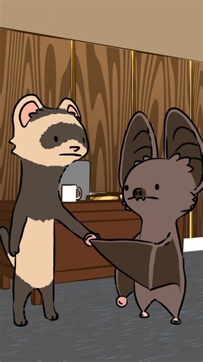 Natural Habitat Shorts on Instagram: "Fun Fact: The Spix’s disc-winged bat has suction cups on its thumbs and ankles that let it stick to surfaces. It uses these to stick to the inside of banana leaves to roost 🦇🪠🤝 #naturalhabitatshorts #naturalhabitat #naturalhabitok"