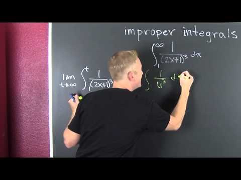Improper Integrals with One Infinite Limit