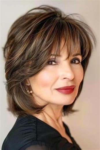50 Best Bob Haircuts with Bangs for Women Over 50 | Wavy & Fine Hair Styles 2025 | Beauty Of Women