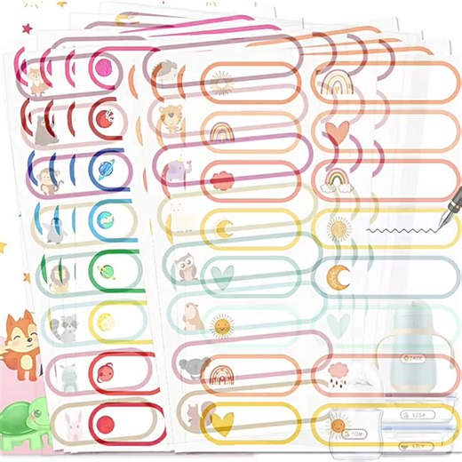 Do your daily necessities need to be classified?☺️☺️☺️#fyp #stickers #lable #nametag