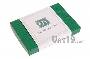 The Wallet Pen: Hand-made, sterling silver pen fits comfortably into any wallet.