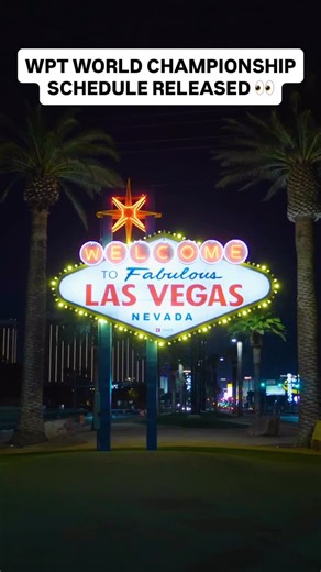 The stage is set. 🎥 The FULL schedule for the 2025 #WPTWorldChampionship at @WynnLasVegas is officially LIVE. From $200 satellites to $25,800 high rollers, there’s something for everyone at the @WorldPokerTour World Championship 🏆 📅 Dec 2–22, 2025 📍 @WynnPoker For more info & the full schedule, click the link in our bio 🔗 #wpt #poker #casino | World Poker Tour (WPT)