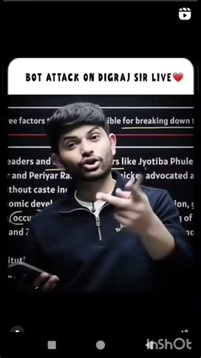 bot attack in live class