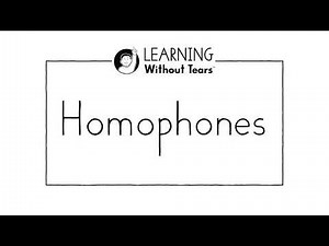 Homophones!