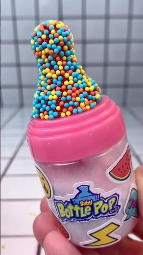 Bottle pop candy workshop jelly gummy asmr food mukbang