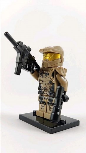 Build Master Chief from Halo in Seconds! 🚀🛡️ #Shorts