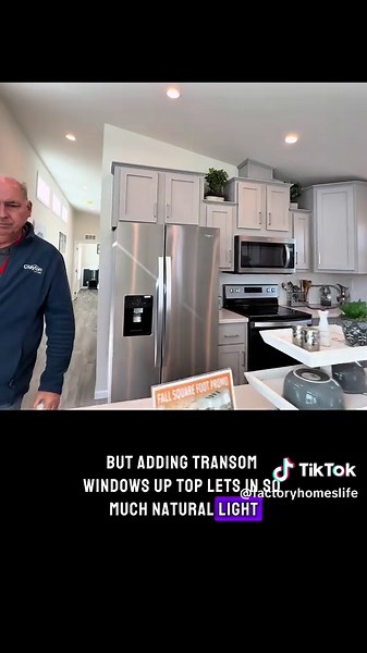 Yes, it’s a singlewide. Yes, it’s modular. And yes, that roof is sloped on purpose—don’t act like it’s not cute. #HomeTour #dreamhome #houseoftiktok #homedecor #newhome