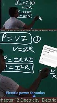 🏹Electric power formula | P= VI | all formulas for calculation of power@brmsir#shorts
