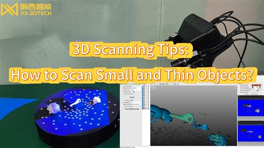 3D Scanning Tips How to Scan Small and Thin Objects