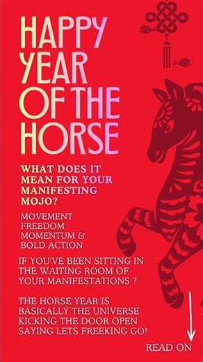 Year of the Horse — What It Means for Your Manifesting Mojo