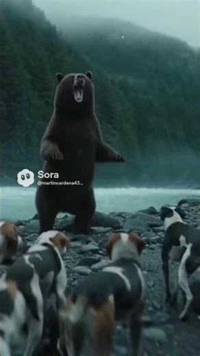 zorro culpeo animal chileno en peligro de extinción escapando 2026 cazadores perros oso pardo 😈😈😈😱😭😭