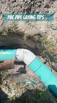PVC Drainage Pipe Laying Tips - Tampa Exterior Drainage
