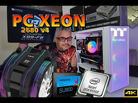 Montando um PC GAMER Xeon AliExpress 🔥 2680 v4 + 64GB DDR4 + RTX 3070 + THERMALTAKE H570 TG
