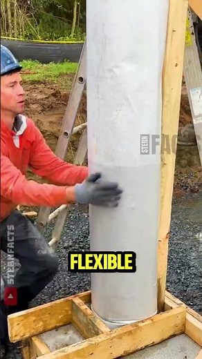 The Smart Fabric That Creates Perfect Concrete Columns 😱