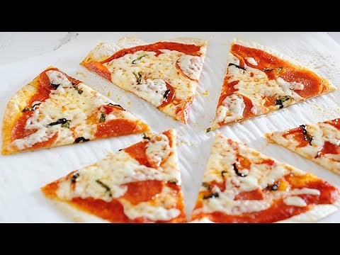 Tortilla Pizza Recipe | Toaster Oven Pizza & Oven Methods