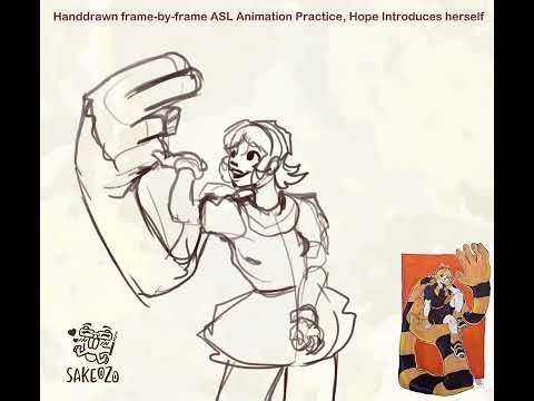 "Hi, My name's Hope!" - ASL animation practice