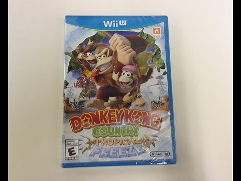 Donkey Kong Country Tropical Freeze (Wii U) Unboxing