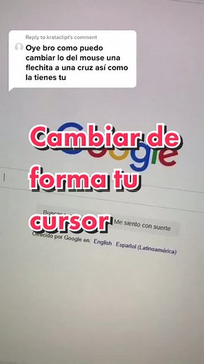 Cambia y Personaliza Tu Cursor de PC
