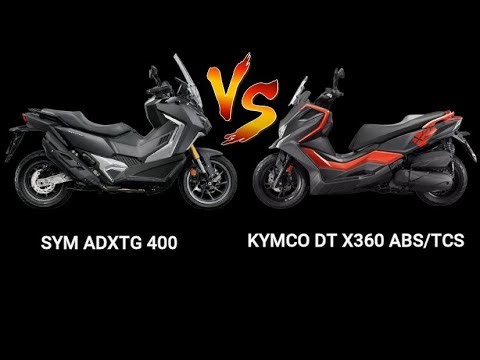 SYM ADXTG 400 VS KYMCO DT X360 ABS/TCS