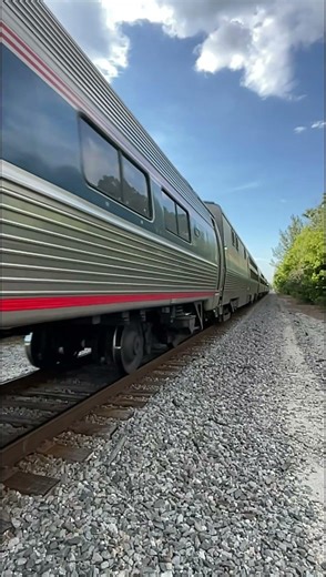 Amtrak Silver Meteor In Slow Motion Accidentally