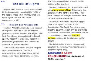 The Bill of Rights