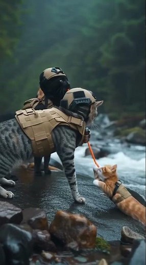 Can This Tiny Cat Finish The Obstacle Course?