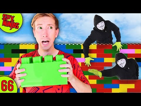 LAST TO SURVIVE WINS - Build HACKER Proof $10,000 GIANT LEGO - Spy Ninjas #66