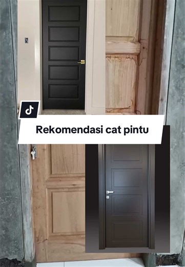 Rekomendasi Cat Pintu Hitam Dove yang Elegan