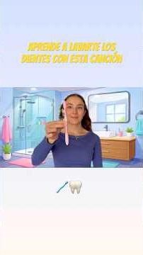 Cepíllate los Dientes 🪥🎶 | Canción Divertida para Niños #aprendizajedivertido