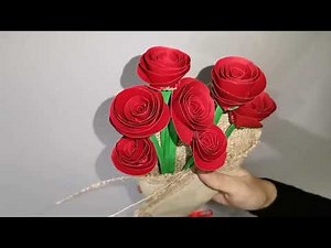 Κατασκευή "Ανθοδέσμη με τριαντάφυλλα"