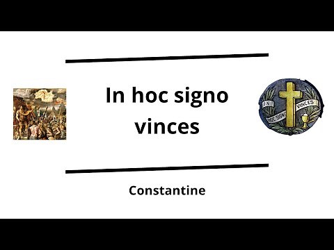 In hoc signo vinces | In this sign you will conquer | Verbis Latinis