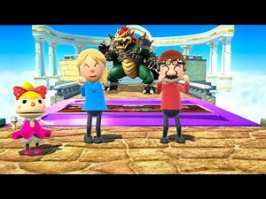 Wii Party U Bridge Burners 2 Player Dr Mario vs TaylorSwft hardest difficulty