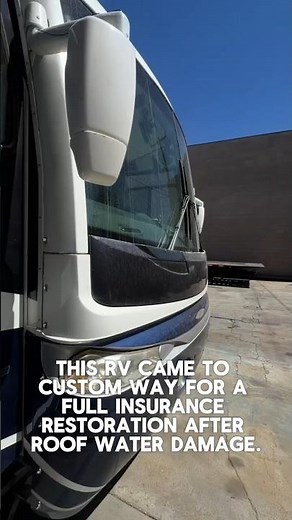 RV Roof Water Damage Restoration | Before & After
