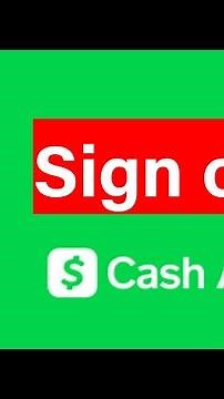 How To Sign Out Of Cash App