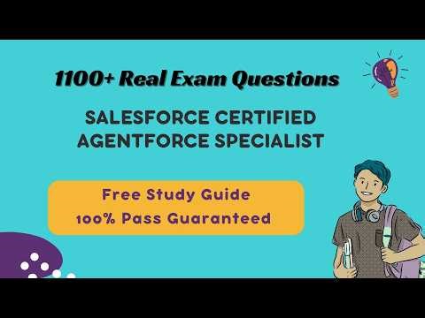 Salesforce Certified Agentforce Specialist Exam Questions & Answers [2026]