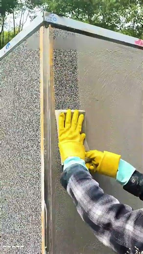 Washed Sand Wall Application