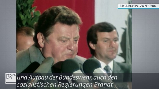 #BR24Zeitreise: Wahlkampf Schmidt - Strauß 1980