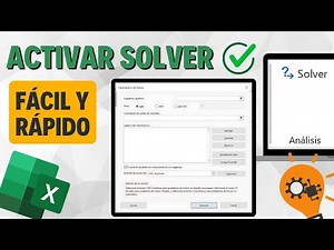 💡 Cómo Activar Solver en Excel 🚀