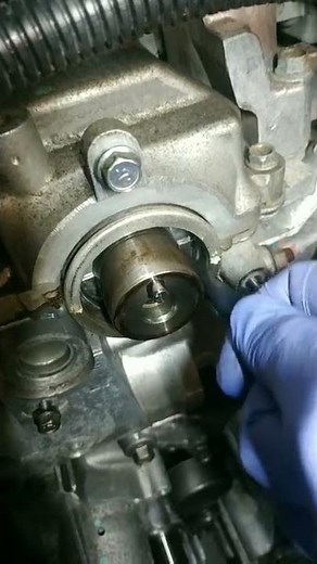 The camshaft oil seal exchange: The easier way.